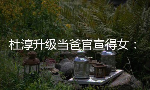 杜淳当爸得女多了官宣一个她们的我升级世界